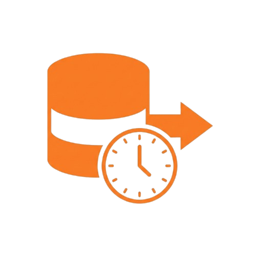 Datenbank mit einem Pfeil, stellt den AGOLEX Kandidatenpool dar.